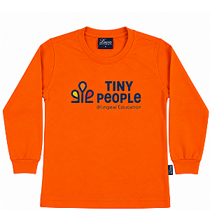 15 TINY PEOPLE CAMISETA MANGA LONGA LARANJA