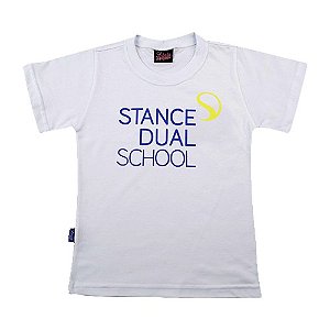 10 STANCE DUAL CAMISETA MANGA CURTA BRANCA