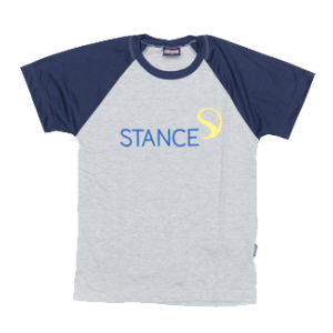 12 STANCE DUAL BABY-LOOK MANGA CURTA CINZA