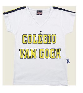 12 VAN GOGH CAMISETA BABY-LOOK BRANCA