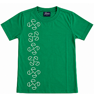 15 ALEF PERETZ CAMISETA VERDE LOGO BRANCO