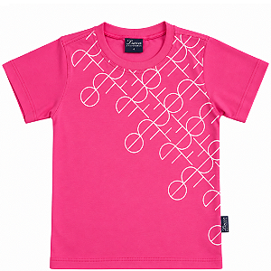 17 ALEF PERETZ CAMISETA ROSA LOGO BRANCO