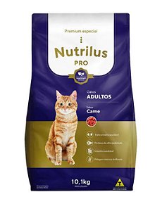 Ração Seca Nutrilus Pro Carne para Gatos Adultos
