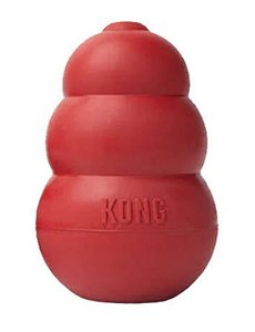 Brinquedo Interativo KONG Classic com Dispenser para Ração