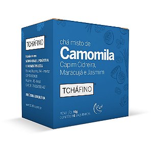 Chá de Camomila, Com Capim Cidreira, Maracujá e Jasmim (noite) - Sachê 10un