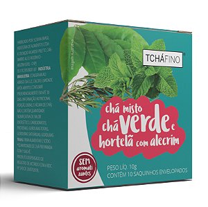 Chá Verde Com Hortelã e Alecrim - Sachê 10un