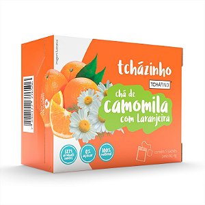 Chá de Camomila Com Laranjeira - Tcházinho Sachê 5un