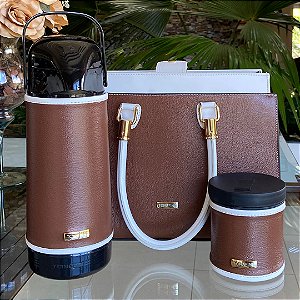 Mateira em Couro Caramelo - Modelo Patroa
