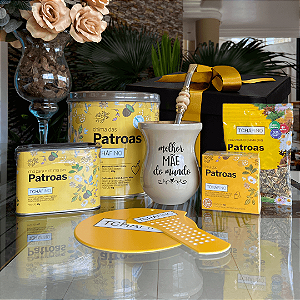 Presente Mãe - Kit Chima das Patroas Completo com Cuia Personalizada