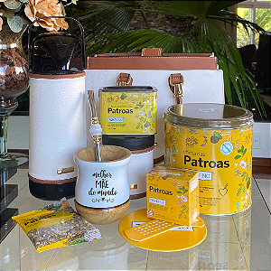 Presente Mãe - Combo Super Patroa - Mateira Branca