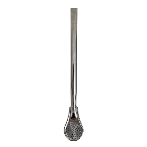 Bomba de Inox Tereré - 19cm Sem Rosca