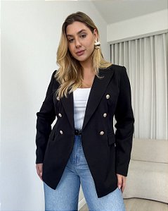 Blazer alfaiataria fechamento duplo Chloe