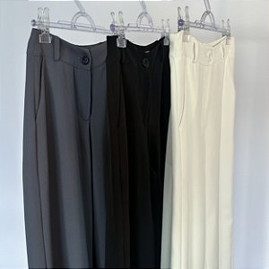 Calça pantalona alfaiataria Helena