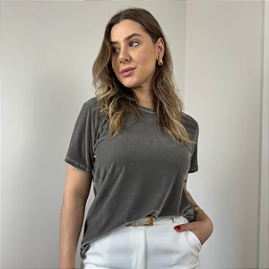 T-shirt em veludo Giovana