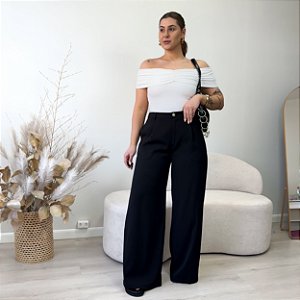 Calça pantalona alfaiataria Cristina