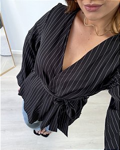 Kimono risca de giz Soraia