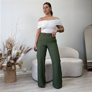 Calça pantalona alfaiataria Camille