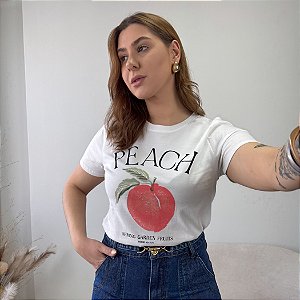 T-shirt tradicional "Peach"