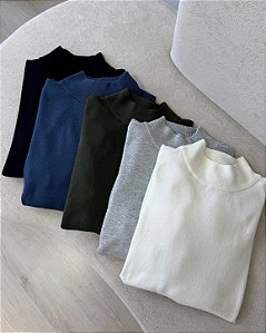 Blusa Em Modal Gola Média Laura
