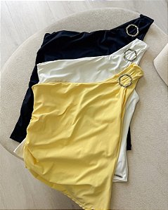 Blusa Manga Única Com Aviamento Felipa