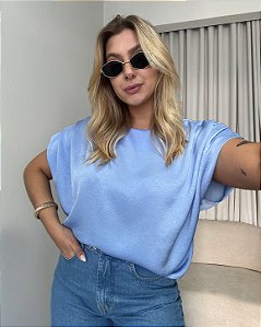 Blusa Ampla Acetinada Vanessa