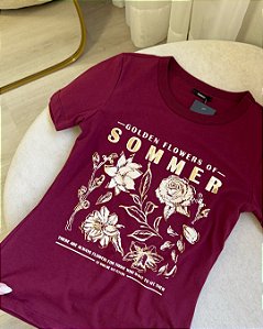 T-shirt Tradicional Estampa Sommer
