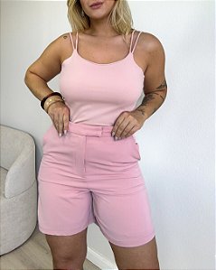 Bermuda Alfaiataria Com Cós Deslocado Sofie