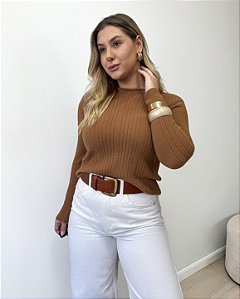 Blusa Em Fio Pluma Carmelle