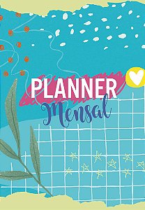 Planner Mensal Opala: planejamento pessoal com dicas de língua portuguesa