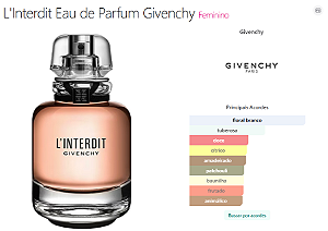 L'Interdit Eau de Parfum Givenchy - 105 ML