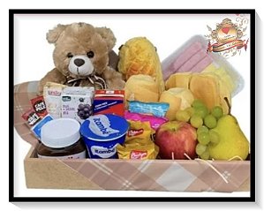 Bandeja Café Manhã com Urso