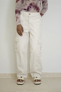Calça Cargo Bege