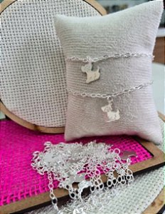 Pulseira Pet Dog - Prata 925 - 18cm - MP279-1436