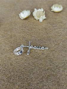 Berloque Jesus Liso - Prata 925 - PD989-1318