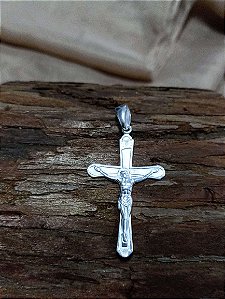 Pingente Masculino Crucifixo - Prata 925 - PG19-1046