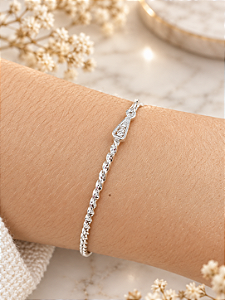 Bracelete Torcido - Prata 925 - 60 mm - MP03-1430