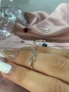 Anél Infinito Falange Prata 925 - Tamanho único (09) - MA72-919