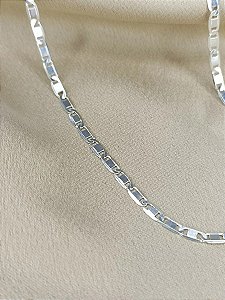 Corrente Masculina Tampa de Latinha - Prata 925 - 60cm - 4mm