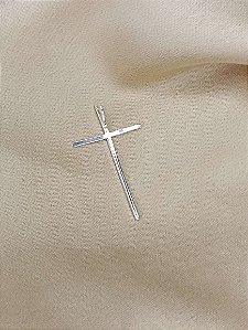 Pingente Crucifixo Liso - Prata 925 - 33mm - PG82-0615