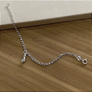 Pulseira Infantil C/ Figa - Prata 925