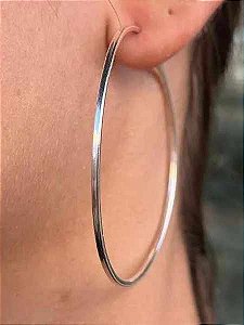 Argola Lisa 54 mm - Prata 925 - MB133-2244