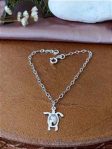 Pulseira Com Tartaruga - Prata 925 - MP142-1736