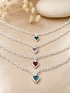 Pulseira Com Coração Color - Prata 925 - MP146-1632
