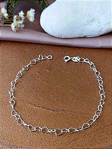 Pulseira Mão de Fátima ou Mão Hamsá Com Estrela De Davi - Prata 925