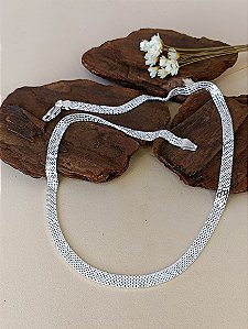 Gargantila Esteira 4 fios - Prata 925 - 40cm - MC143-85170