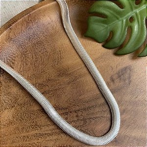 Corrente Prata 925 Lacraia F640 - 45cm - 22,3g - 6 mm - MC166-158316