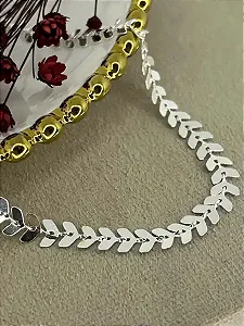 Gargantilha Choker Escamas - Prata 925 - MC188-85170