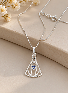 Gargantilha Nossa Senhora Aparecida - Prata 925