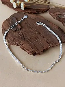 Pulseira Riviera Com Corrente Cartier - Prata 925