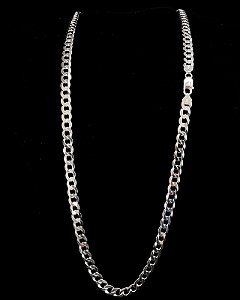 Corrente Masculina Grumet - 70cm - Prata 925 - 42.9g - 8MM